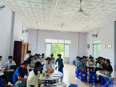 Hội thảo giao lưu bà con nhà vườn tại ấp Tân Hựu, xã Tân Nhuận Đông, Châu Thành, Đồng Tháp