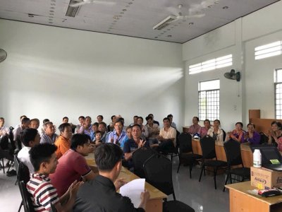 Công ty BNN tổ chức tập huấn chuyển giao khoa học và kỹ thuật cây lúa